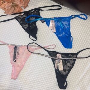 VS BLING THONGS (No Black Sold) only pink and blue available